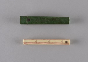 Folding ruler and case