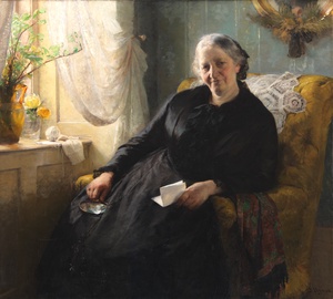 Portrait of Cecilie Trier, née Melchior