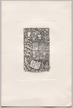Bookplate for the Grolier Club