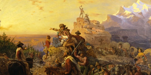 Westward the Course of Empire Takes Its Way—how a monument to Manifest Destiny became enshrined in t