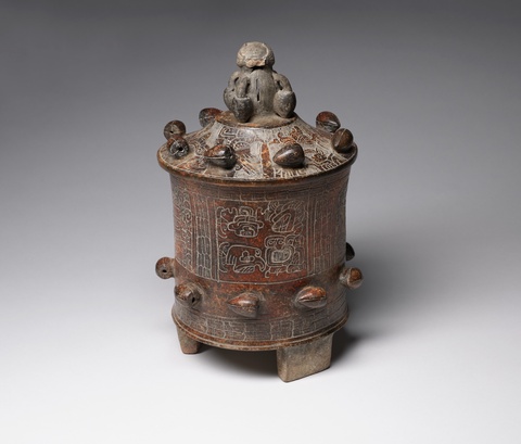 Lidded Vessel, AD 250-550 (Early Classic), Maya