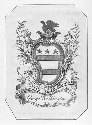 Bookplate of George Washington