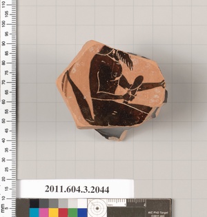 Terracotta fragment of a kylix (drinking cup)