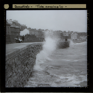 Dawlish -- Tide coming in