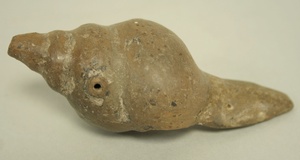 Ceramic Whistle in the Form of a Shell