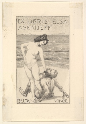 Ex Libris of Elsa Asenijeff