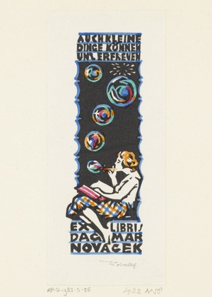 Ex libris van Dagmar Nováček