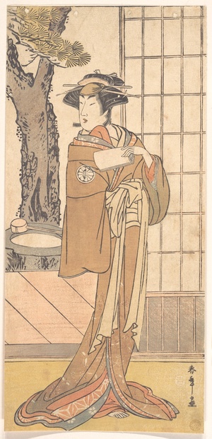 The Actor Segawa Kikunojo Third as an Oiran