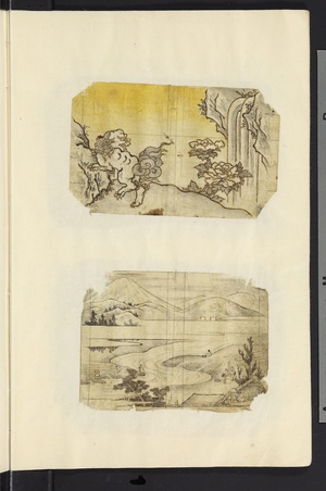 Album of Sketches for Lacquer Decoration (Makie) 蒔絵