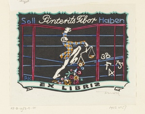 Ex libris van Tibor Pinterits