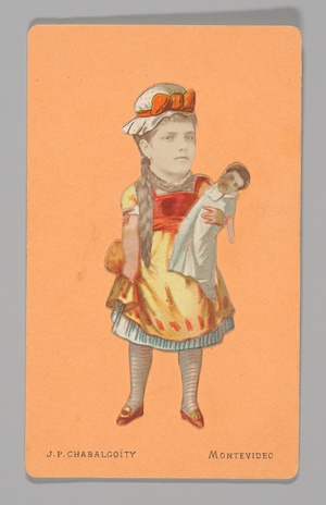 [Photo Collage: Girl with Doll]