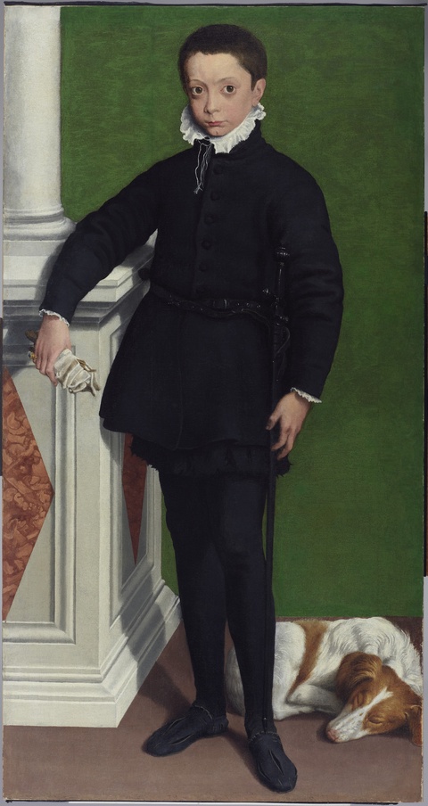 Portrait of Marquess Massimiliano Stampa, 1557, Sofonisba Anguissola, Italian