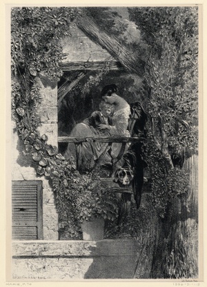 Mother and Child on Balcony