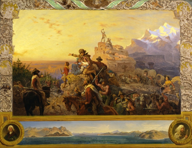 Westward the Course of Empire Takes Its Way (mural study, U.S. Capitol) Emanuel Gottlieb Leutze. Ger