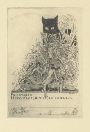 Ex libris van Tekla Ösztreicher